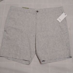 NWT Goodfellow & Co The Every Wear Flat Front Linen Blend Size 42